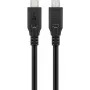 USB kabelis Goobay 74207 USB 3.2 Gen 1 2m USB C melns