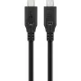 USB kabelis Goobay 74196 USB4 Gen 2x2 1,5m USB C Melns