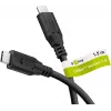 USB kabelis Goobay 74184 USB4 Gen 2x2 1,5 m USB C Melns