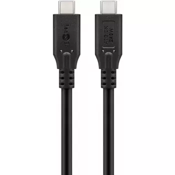 USB kabelis Goobay 74184 USB4 Gen 2x2 1,5 m USB C Melns