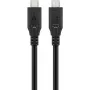 USB kabelis Goobay 74184 USB4 Gen 2x2 1,5 m USB C Melns