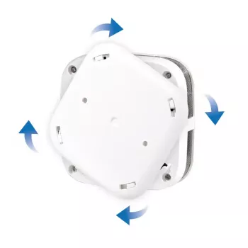 Dūmu detektors LOGILINK SC0018 — fotoelektrisks atstarojošs, bezvadu, darbināms ar baterijām, 10 gadu baterija, 76×28,5 mm