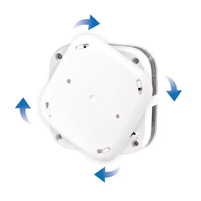 Dūmu detektors LOGILINK SC0018 — fotoelektrisks atstarojošs, bezvadu, darbināms ar baterijām, 10 gadu baterija, 76×28,5 mm