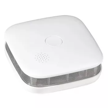Dūmu detektors LOGILINK SC0018 — fotoelektrisks atstarojošs, bezvadu, darbināms ar baterijām, 10 gadu baterija, 76×28,5 mm