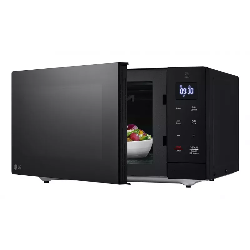 LG NeoChef MS3032JAS mikroviļņu krāsns Melna Solo mikroviļņu krāsns Novietojams uz galda 30 L 900 W