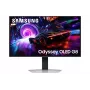 Samsung G81SF datora monitors 68,6 cm (27 colli) 3840 x 2160 4K Ultra HD OLED Sudrabs