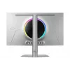 Samsung G81SF datora monitors 68,6 cm (27 colli) 3840 x 2160 4K Ultra HD OLED Sudrabs