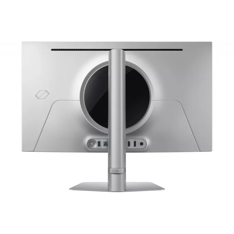 Samsung G81SF datora monitors 68,6 cm (27 colli) 3840 x 2160 4K Ultra HD OLED Sudrabs