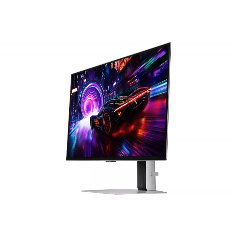 Samsung G81SF datora monitors 68,6 cm (27 colli) 3840 x 2160 4K Ultra HD OLED Sudrabs