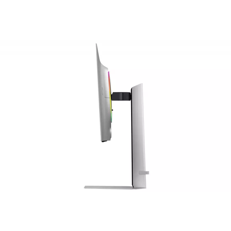 Samsung G81SF datora monitors 68,6 cm (27 colli) 3840 x 2160 4K Ultra HD OLED Sudrabs