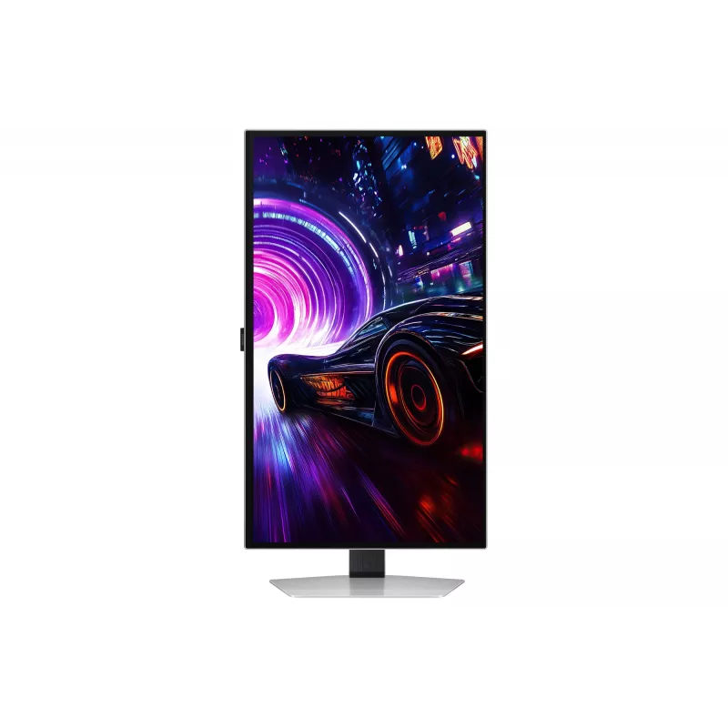 Samsung G81SF datora monitors 68,6 cm (27 colli) 3840 x 2160 4K Ultra HD OLED Sudrabs