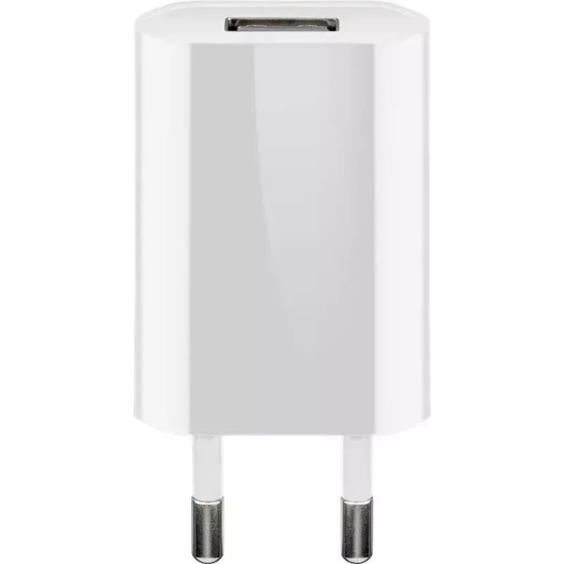 Lādētāja komplekts Goobay 5 W Apple Lightning iekštelpām maiņstrāvas mobilajam tālrunim