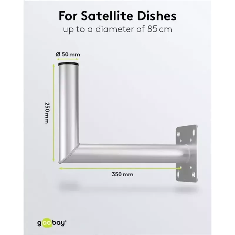 Satelīta šķīvja sienas stiprinājums Goobay 67301