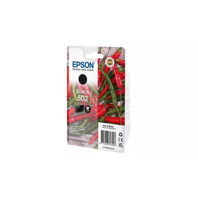Epson 503 tintes kasetne 1 gab. Oriģināla standarta ietilpība melna