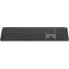 Logitech K950 Signature plāns tastatūra birojam RF bezvadu Bluetooth QWERTY dāņu somu ziemeļvalstu zviedru grafīta