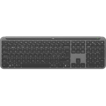Logitech K950 Signature plāns tastatūra birojam RF bezvadu Bluetooth QWERTY dāņu somu ziemeļvalstu zviedru grafīta