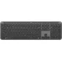 Logitech K950 Signature plāns tastatūra birojam RF bezvadu Bluetooth QWERTY dāņu somu ziemeļvalstu zviedru grafīta