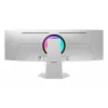 Samsung G95SC datora monitors 124,5 cm (49 colli) 5120 x 1440 pikseļi Dual QHD OLED Sudrabs