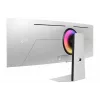 Samsung G95SC datora monitors 124,5 cm (49 colli) 5120 x 1440 pikseļi Dual QHD OLED Sudrabs