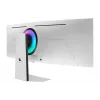Samsung G95SC datora monitors 124,5 cm (49 colli) 5120 x 1440 pikseļi Dual QHD OLED Sudrabs