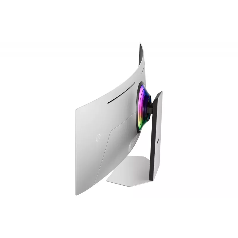 Samsung G95SC datora monitors 124,5 cm (49 colli) 5120 x 1440 pikseļi Dual QHD OLED Sudrabs