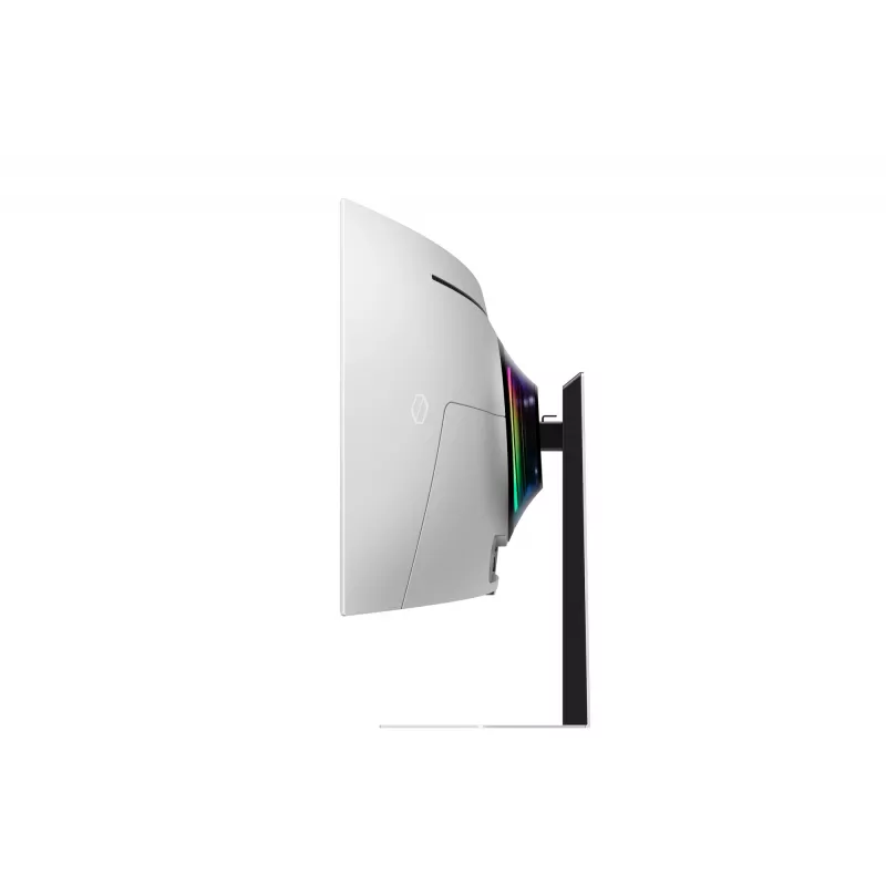 Samsung G95SC datora monitors 124,5 cm (49 colli) 5120 x 1440 pikseļi Dual QHD OLED Sudrabs
