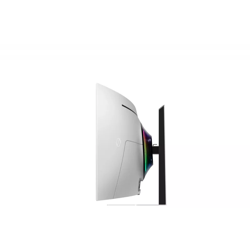 Samsung G95SC datora monitors 124,5 cm (49 colli) 5120 x 1440 pikseļi Dual QHD OLED Sudrabs