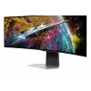 Samsung G95SC datora monitors 124,5 cm (49 colli) 5120 x 1440 pikseļi Dual QHD OLED Sudrabs