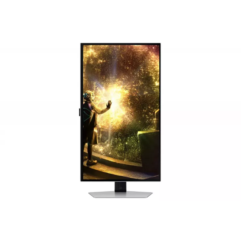 Samsung G61SD datora monitors 68,6 cm (27 colli) 2560 x 1440 pikseļi Quad HD OLED Sudrabs