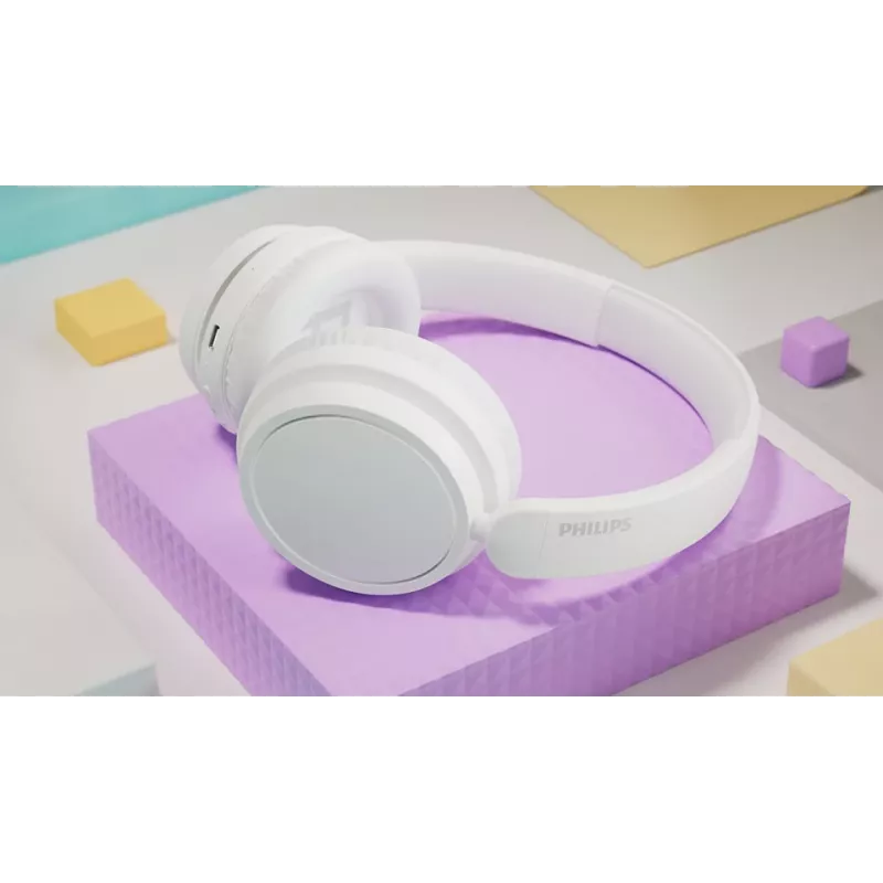 Philips 5000 series TAH5209WT/00 austiņas/austiņas Bezvadu Galvas saite Zvani/Mūzika Bluetooth Balts