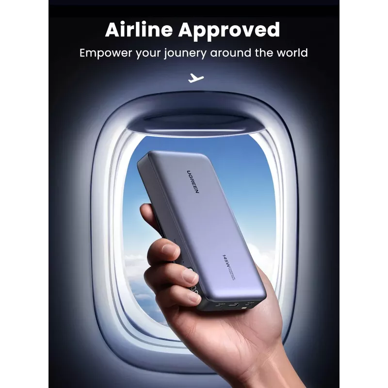 Pārnēsājams ārējais akumulators Ugreen 90597A 25000 mAh
