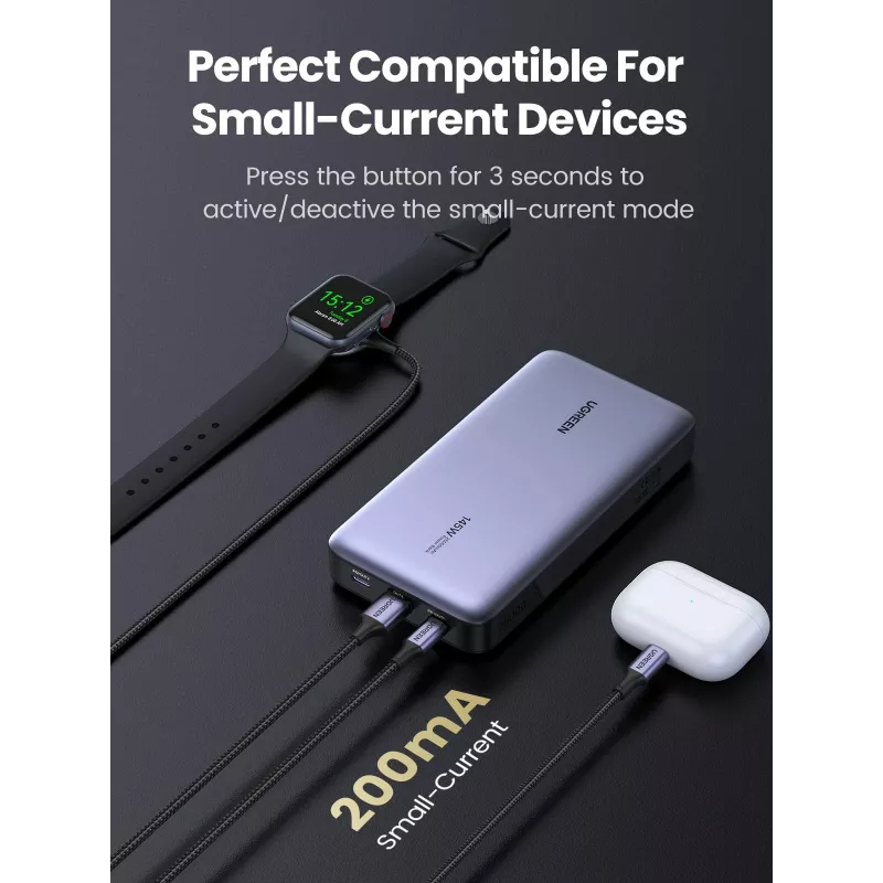 Pārnēsājams ārējais akumulators Ugreen 90597A 25000 mAh