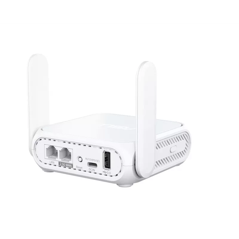 ASUS RT-BE58 Go bezvadu maršrutētājs 2,5 Gigabit Ethernet Dual-band (2,4 GHz / 5 GHz) Balts