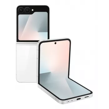 Samsung Galaxy Z Flip7 FE, 17 cm (6,7 collas), 2640 x 1080 pikseļi, 8 GB, 128 GB, 50 MP, Balts