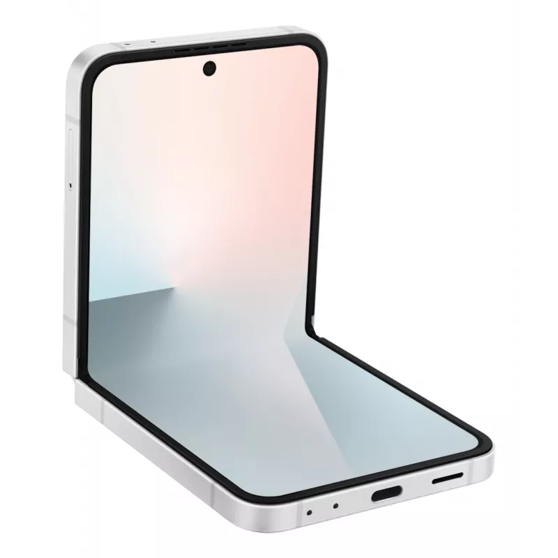 Samsung Galaxy Z Flip7 FE, 17 cm (6,7 collas), 2640 x 1080 pikseļi, 8 GB, 128 GB, 50 MP, Balts