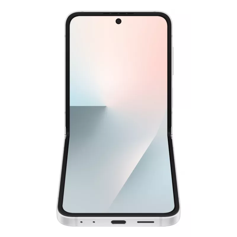 Samsung Galaxy Z Flip7 FE, 17 cm (6,7 collas), 2640 x 1080 pikseļi, 8 GB, 128 GB, 50 MP, Balts