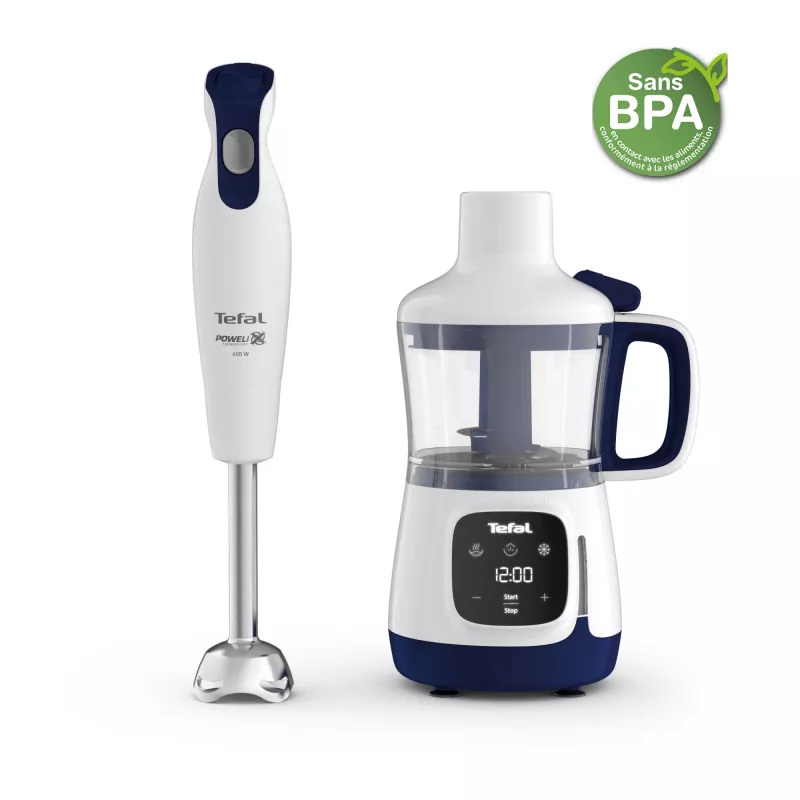 Tefal Yummy Gourmet HB55W4 0,8 L Vārāmais blenderis 600 W Balts