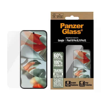 PanzerGlass ekrāna/aizmugures aizsargs Google Pixel 10 Pro XL / 9 Pro XL, caurspīdīgs, 1 gab. (PG92324)