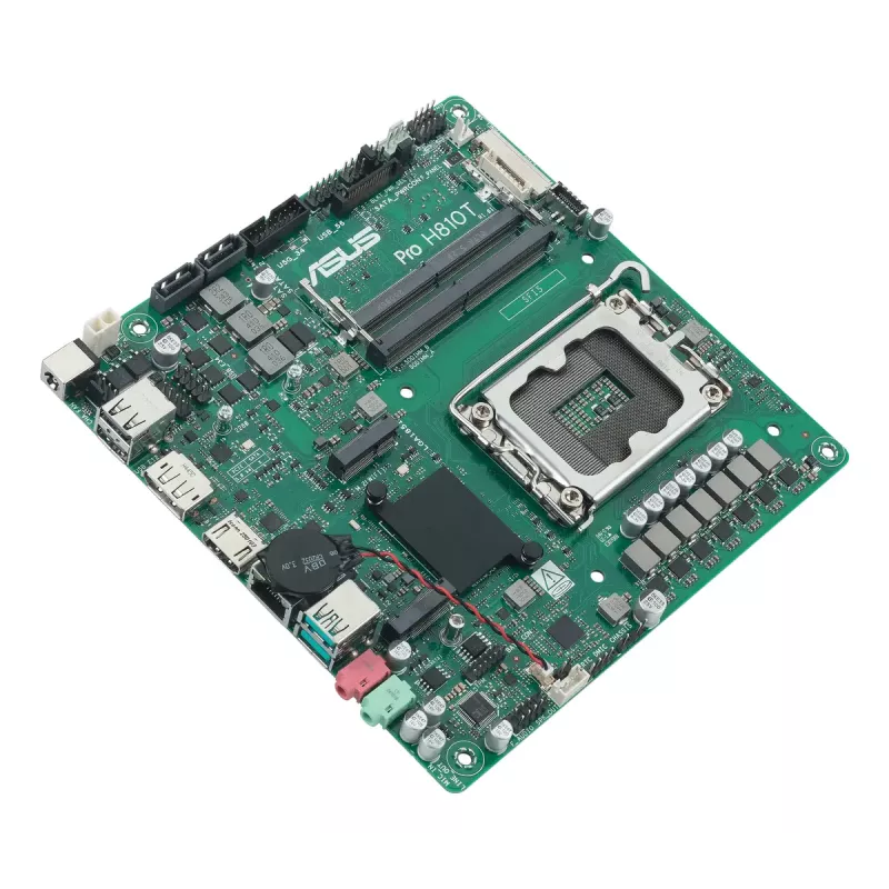 Mātesplate ASUS Pro H810T-CSM Intel H810 LGA 1851 mini ITX DDR5 128GB