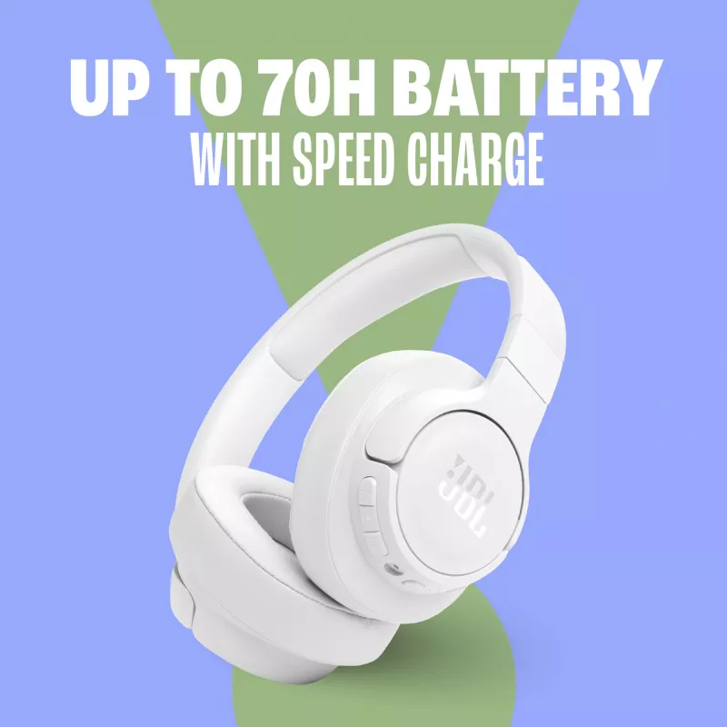JBL Tune 770NC austiņas, vadu un bezvadu, galvas saite, zvaniem/mūzikai, USB Type-C, Bluetooth, melnas