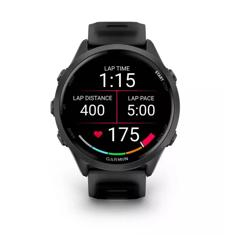 Sirdsdarbības monitors GARMIN HRM 600 krūšu siksna Bluetooth ANT+ regulējama 56–72 cm, melna