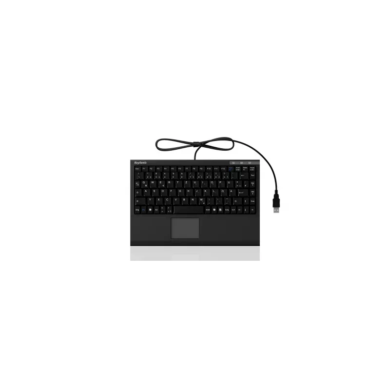 KeySonic ACK-540U+ (UK) tastatūra birojam USB QWERTY UK angļu valoda melna