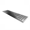 CHERRY KW 9100 plāns tastatūra Universāla RF bezvadu + Bluetooth AZERTY franču melna