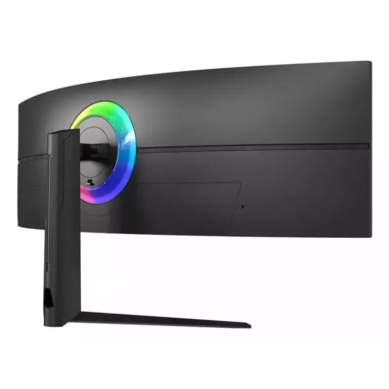 LC-Power LC-M49QCK 49 collu Dual QHD (5120×1440) izliekts VA LCD monitors, 3 ms, 32:9, VESA, augstuma regulēšana, melns