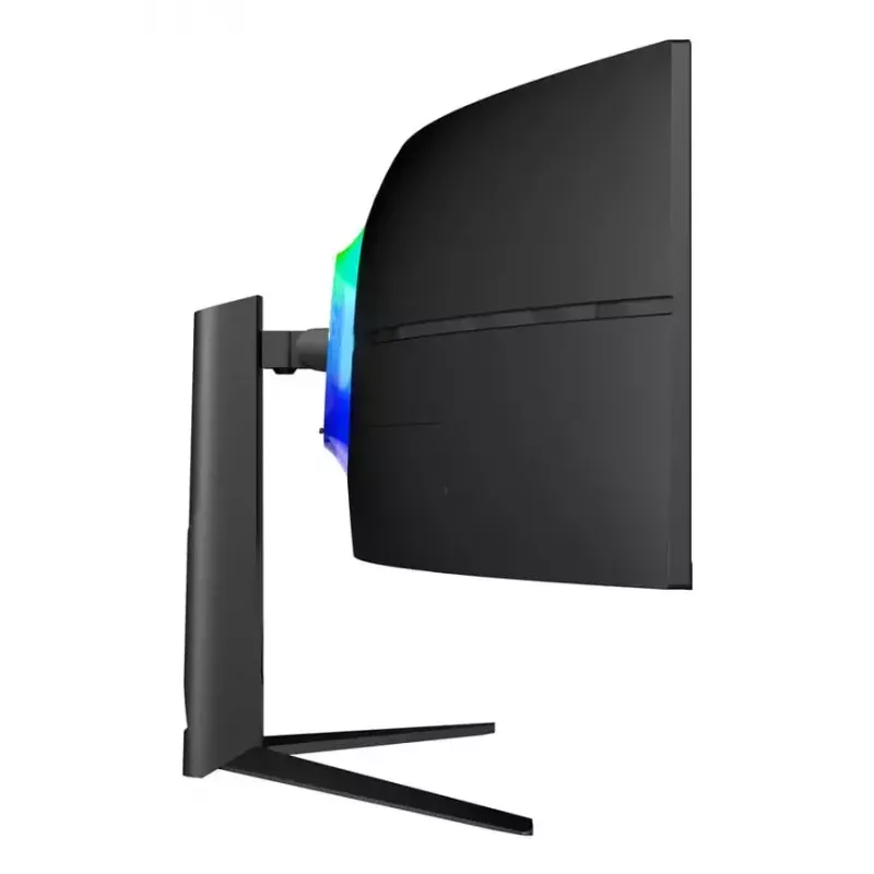 LC-Power LC-M49QCK 49 collu Dual QHD (5120×1440) izliekts VA LCD monitors, 3 ms, 32:9, VESA, augstuma regulēšana, melns