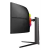 LC-Power LC-M49QCK 49 collu Dual QHD (5120×1440) izliekts VA LCD monitors, 3 ms, 32:9, VESA, augstuma regulēšana, melns