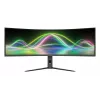 LC-Power LC-M49QCK 49 collu Dual QHD (5120×1440) izliekts VA LCD monitors, 3 ms, 32:9, VESA, augstuma regulēšana, melns