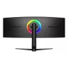 LC-Power LC-M49QCK 49 collu Dual QHD (5120×1440) izliekts VA LCD monitors, 3 ms, 32:9, VESA, augstuma regulēšana, melns