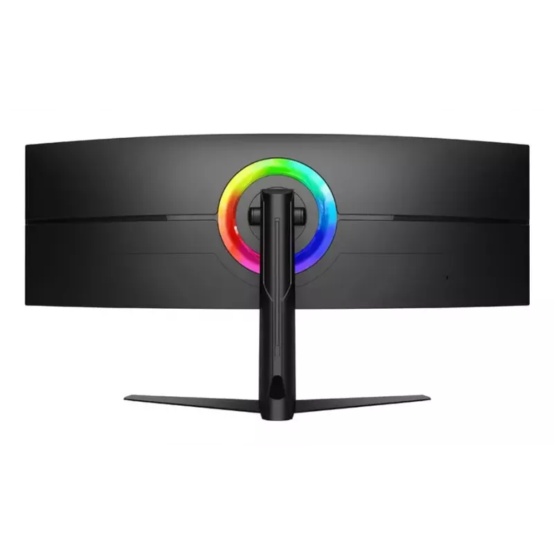 LC-Power LC-M49QCK 49 collu Dual QHD (5120×1440) izliekts VA LCD monitors, 3 ms, 32:9, VESA, augstuma regulēšana, melns
