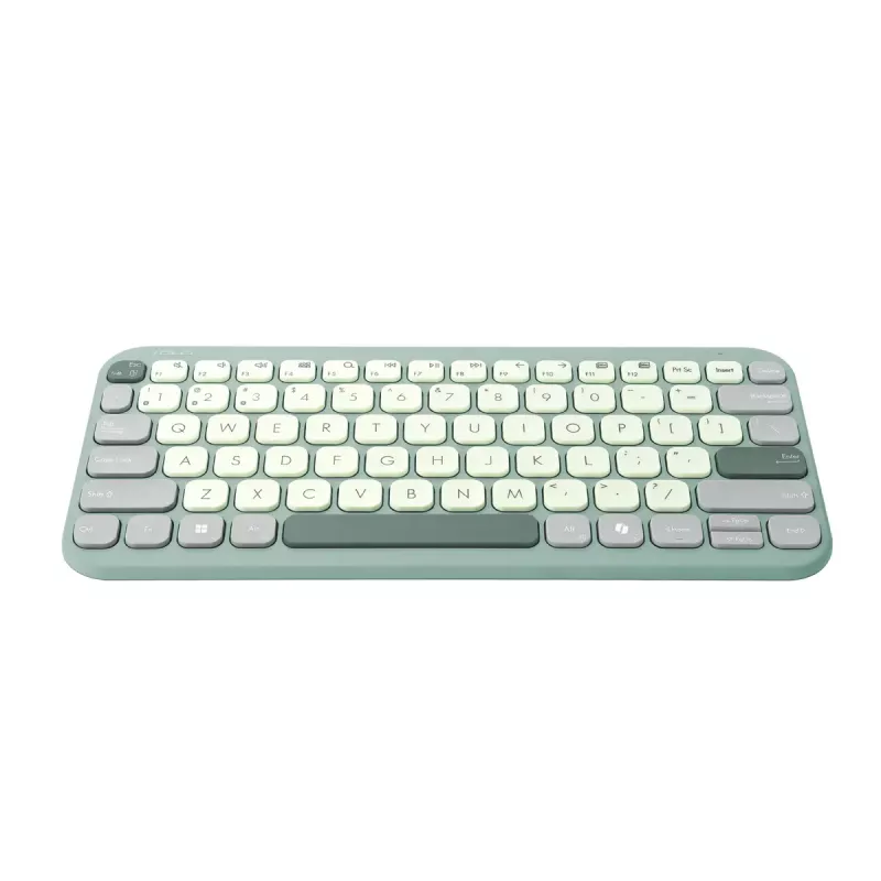 ASUS KW100 /GN/GE/81 tastatūra Mājas Bluetooth QWERTZ Vācu Zaļa, Gaiši zaļa